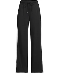 Lands' End Women's Sport Knit High-Rise Relaxed Straight-Leg Pants