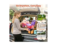Yobtop Ride On Toddler Push Car - Horn and Music, Under-seat Storage, Foot-to-Floor Walker, 48.5 lbs Load Capacity, for Boys Girls 19-36 Months