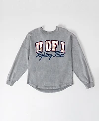 Gameday Couture Women's Illinois Fighting Illini Oversized Dropped-Shoulder Long Sleeve T-Shirt