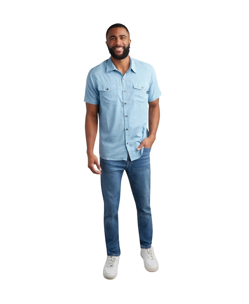Spyder Men's Short Sleeve Mini Check