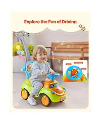 Yobtop 3-in-1 Foot-to-Floor Ride On Push Car, 55 lbs Capacity, Ages 1+