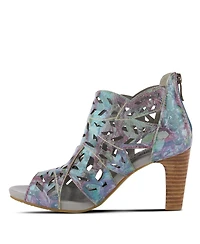 L'Artiste Women's Spring Step Amora Cage Bootie with Side Zipper