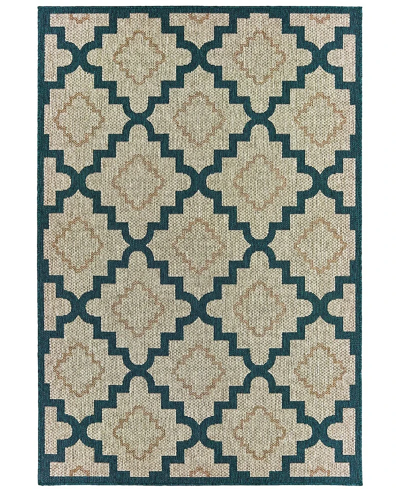 Oriental Weavers Latitude 804I3 3'3" x 5' Outdoor Area Rug