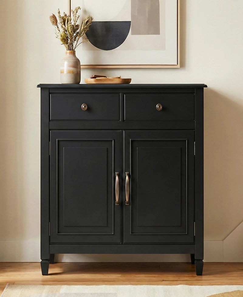 Simpli Home Connaught Solid Wood Entryway Storage Cabinet