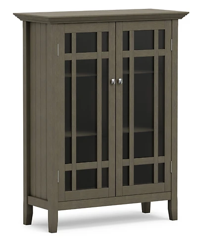 Simpli Home Bedford Solid Wood Medium Storage Cabinet
