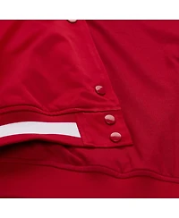 Mitchell & Ness Men's Scarlet San Francisco 49ers 80th Anniversary Heavyweight Satin Full-Snap Jacket