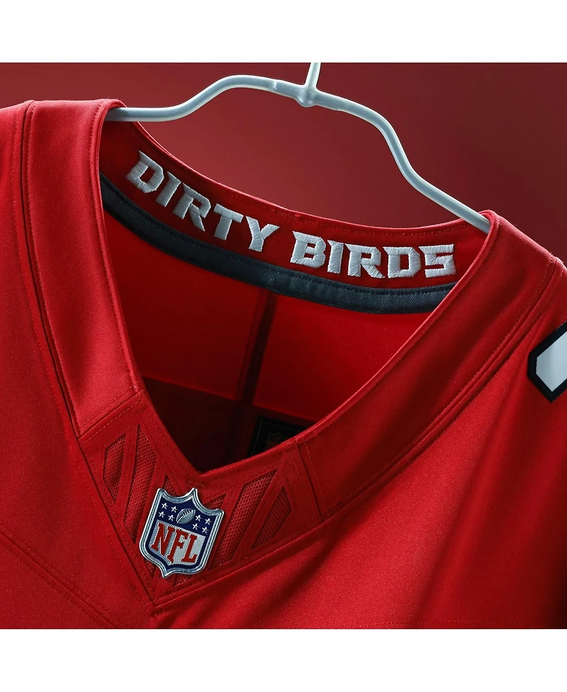 Nike Men's Michael Penix Jr. Red Atlanta Falcons Team Vapor F.u.s.e. Stitched Limited Jersey