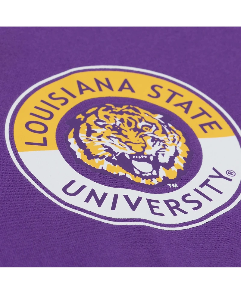 Mitchell & Ness Men's Purple Lsu Tigers Double Clutch Premium T-Shirt