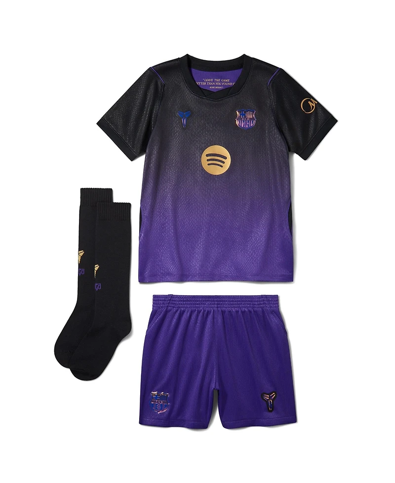 Nike Preschool Purple Barcelona 2026/27 Away Stadium Replica Kit
