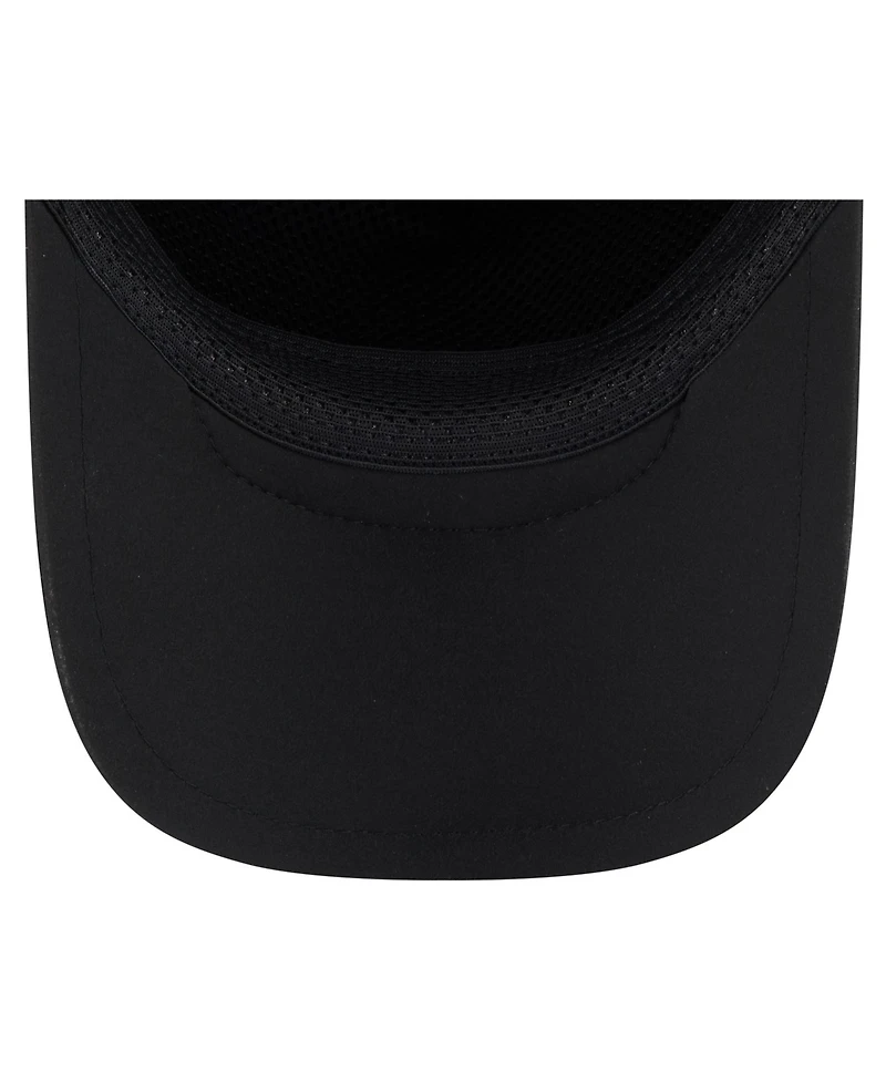 New Era Men's Black New Orleans Saints 2026 Sideline Apex 9FORTY Adjustable Trucker Hat