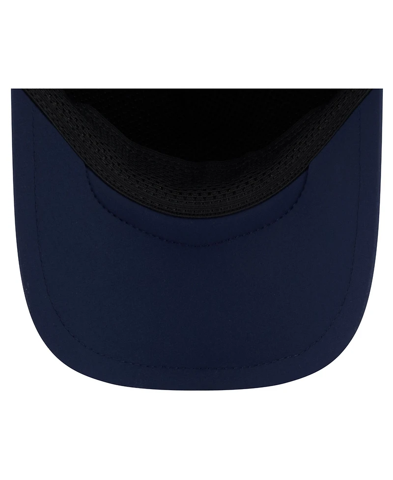 New Era Men's Navy New England Patriots 2026 Sideline Apex 9FORTY Adjustable Trucker Hat