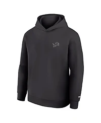 Fanatics Men's Charcoal Detroit Lions Clutch Tri-Blend Hoodie