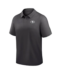 Fanatics Men's Charcoal San Francisco 49ers Clutch Polo Shirt