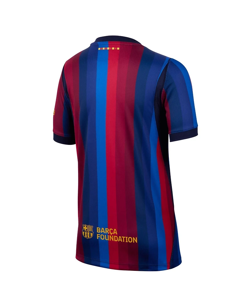 Nike Big Boys and Girls Red Barcelona 2026/27 Home Stadium Replica Jersey