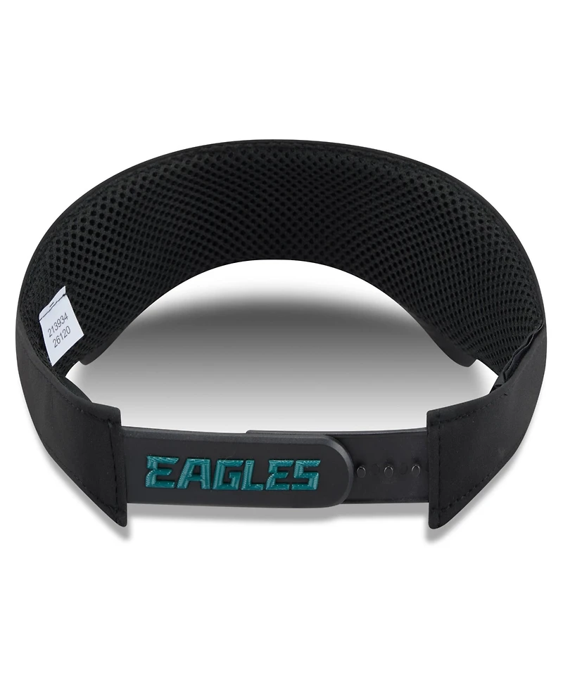 New Era Men's Black Philadelphia Eagles 2026 Sideline Adjustable Visor Hat