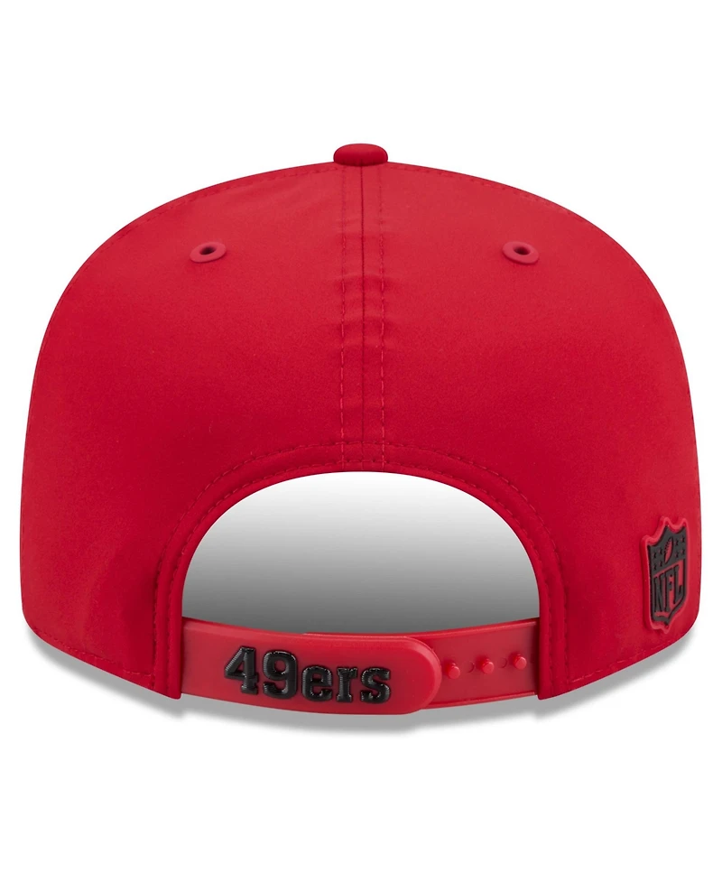 New Era Men's Scarlet San Francisco 49ers 2026 Sideline Throwback 9FIFTY Snapback Hat