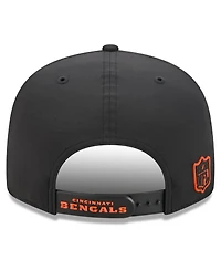 New Era Men's Black Cincinnati Bengals 2026 Sideline 9FIFTY Snapback Hat