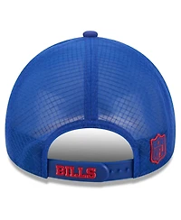 New Era Men's Royal Buffalo Bills 2026 Sideline Apex 9FORTY Adjustable Trucker Hat