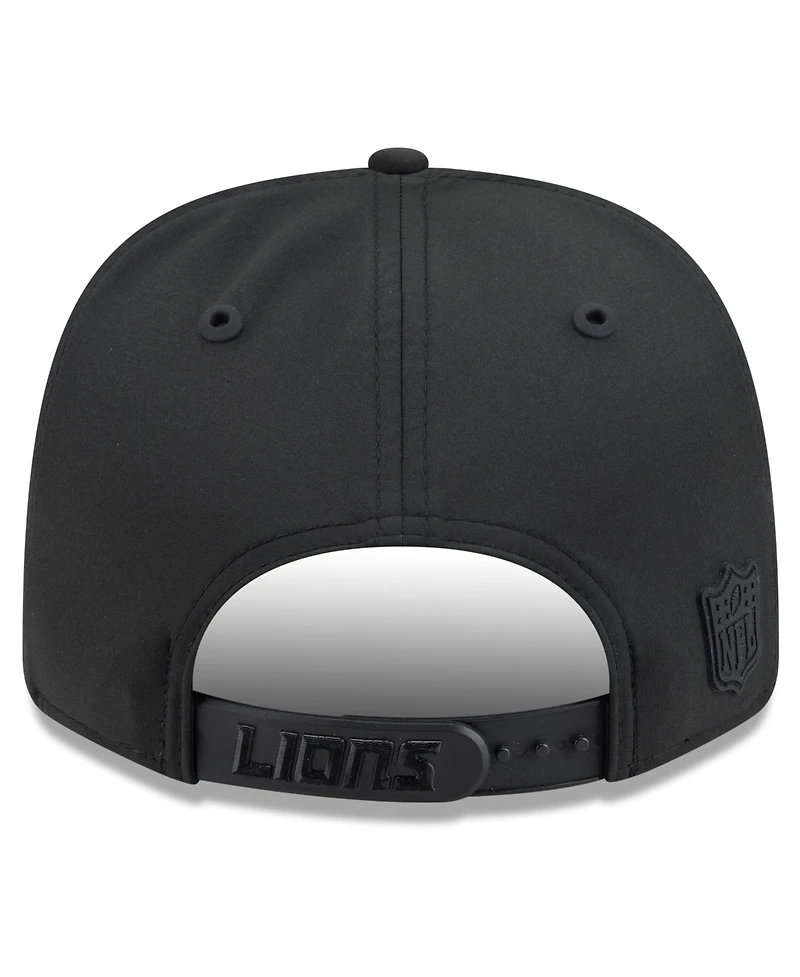 New Era Men's Black Detroit Lions 2026 Sideline 9SEVENTY Adjustable Hat