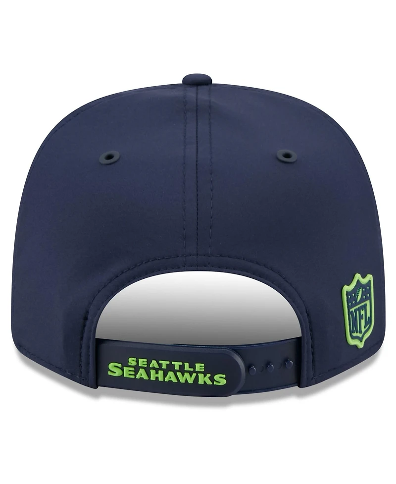 New Era Men's College Navy Seattle Seahawks 2026 Sideline 9SEVENTY Adjustable Hat