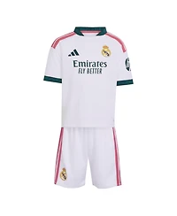 Adidas Toddler White Real Madrid Replica Kit Set