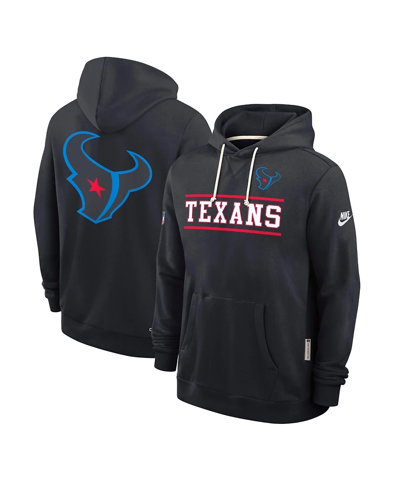 Nike Men's Navy Houston Texans Standard Issue ReplayAlternate Dri-fit Hoodie