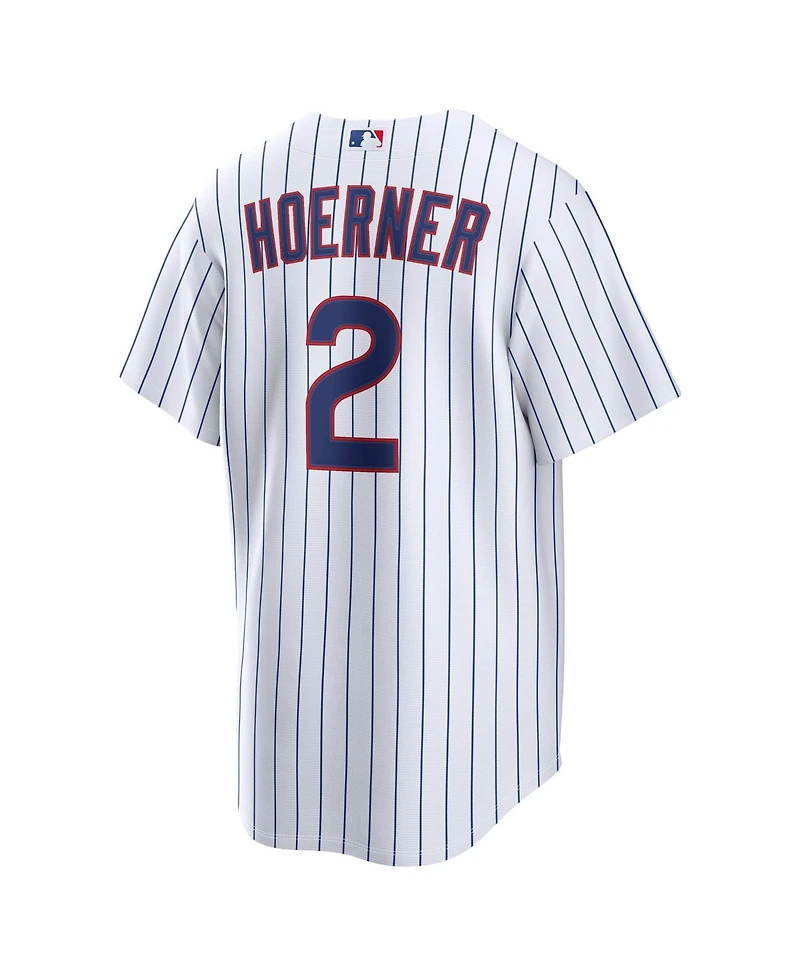Nike Men's Nico Hoerner White Chicago Cubs Home Replica Jersey