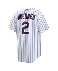 Nike Men's Nico Hoerner White Chicago Cubs Home Replica Jersey