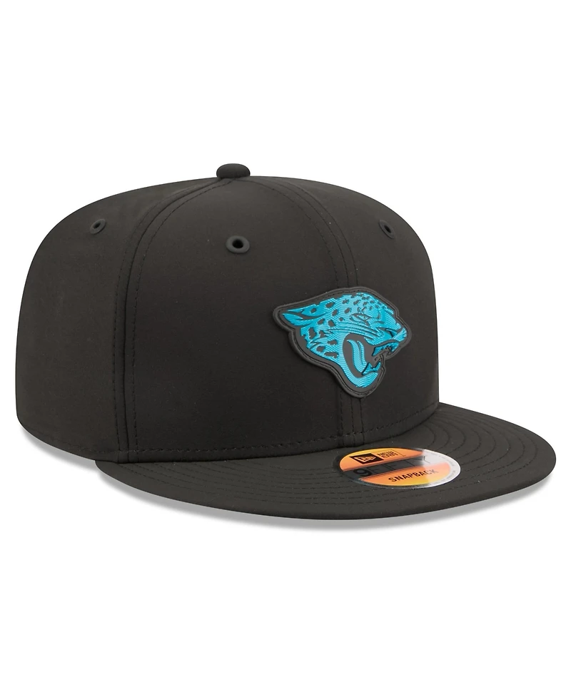 New Era Men's Black Jacksonville Jaguars 2026 Sideline 9FIFTY Snapback Hat