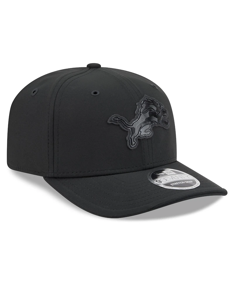New Era Men's Black Detroit Lions 2026 Sideline 9SEVENTY Adjustable Hat