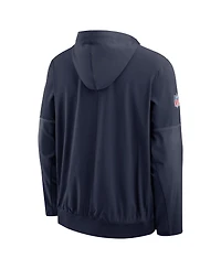 Nike Men's Navy Dallas Cowboys Sideline Broken Rules Alternate Anorak Half-Zip Hoodie