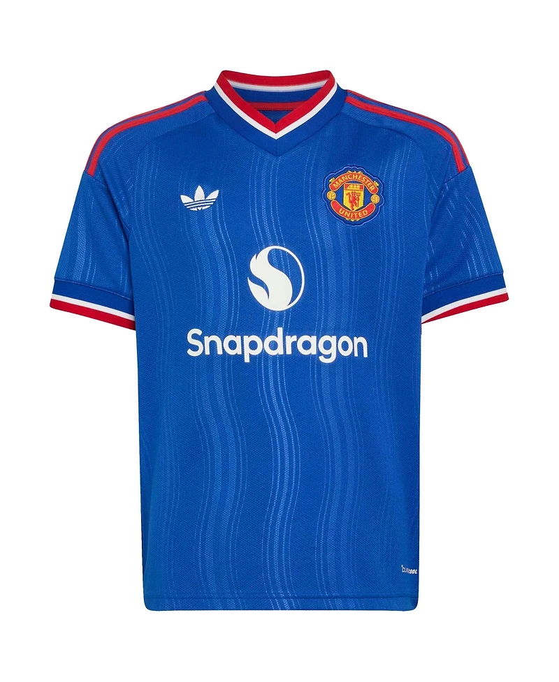 Adidas Big Boys and Girls Royal Manchester United 2026/27 Away Replica Jersey