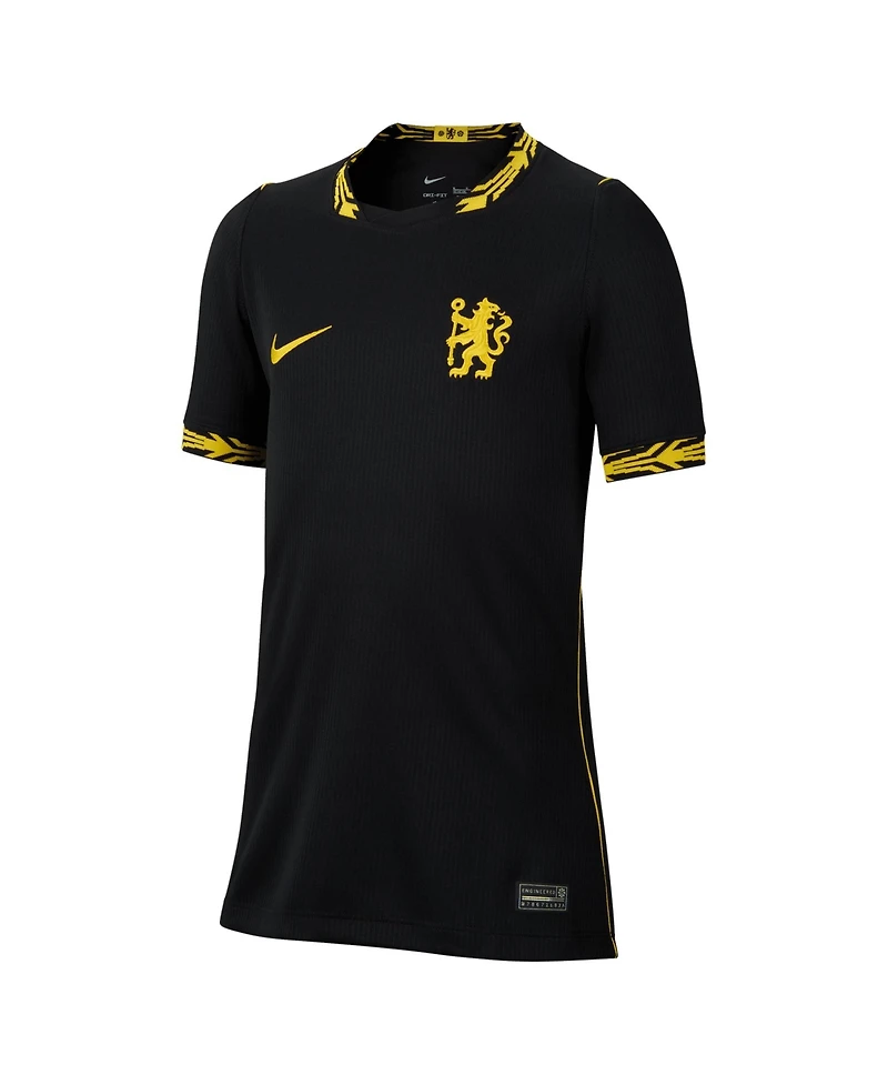 Nike Big Boys and Girls Black Chelsea 2026/27 Away Stadium Replica Jersey