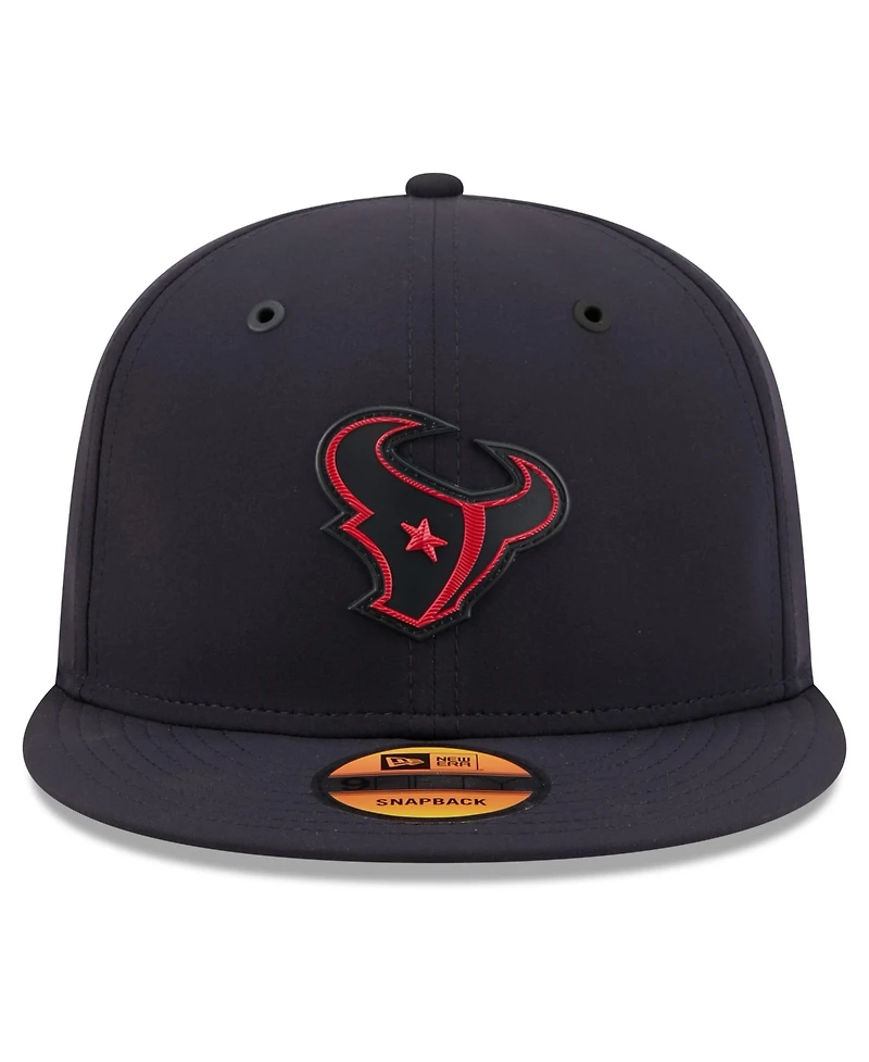 New Era Men's Navy Houston Texans 2026 Sideline 9FIFTY Snapback Hat