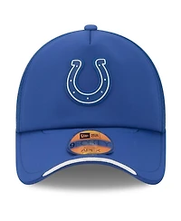 New Era Men's Royal Indianapolis Colts 2026 Sideline Apex 9FORTY Adjustable Trucker Hat
