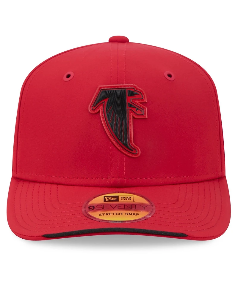 New Era Men's Red Atlanta Falcons 2026 Sideline Throwback 9SEVENTY Adjustable Hat