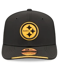 New Era Men's Black Pittsburgh Steelers 2026 Sideline 9SEVENTY Adjustable Hat