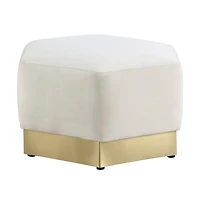 Meridian Furniture Marquis Velvet Ottoman
