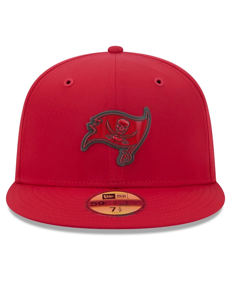 New Era Men's Red Tampa Bay Buccaneers 2026 Sideline 59FIFTY Fitted Hat