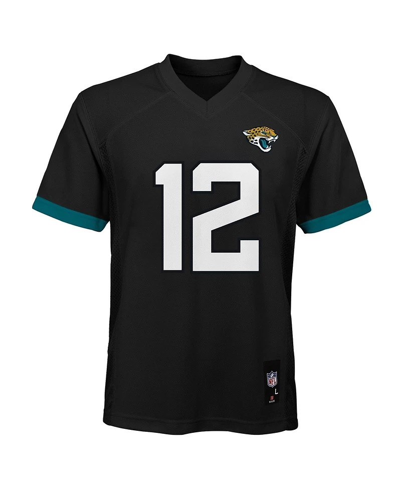 Outerstuff Big Boys and Girls Travis Hunter Black Jacksonville Jaguars Replica Jersey