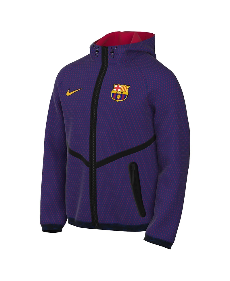 Nike Men's Blue Barcelona 2026/27 Anthem Dri-fit Full-Zip Hooded Jacket