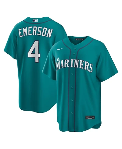 Nike Men's Colt Emerson Teal Seattle Mariners Alternate Replica Jersey