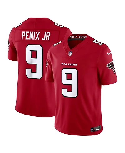 Nike Men's Michael Penix Jr. Red Atlanta Falcons Team Vapor F.u.s.e. Stitched Limited Jersey