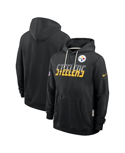 Nike Men's Black Pittsburgh St-Shirtlers Sideline Standard Issue Top Prospect Dri-fit Hoodie