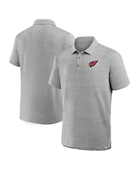 Fanatics Men's Heather Gray Arizona Cardinals Clutch Polo Shirt