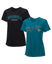 Starter Women's 2-piece Black/Teal Jacksonville Jaguars T-Shirt