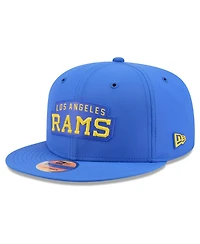 New Era Men's Royal Los Angeles Rams 2026 Sideline Throwback 9FIFTY Snapback Hat