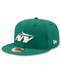 New Era Men's Green New York Jets 2026 Sideline 9FIFTY Snapback Hat