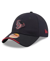 New Era Men's Navy Houston Texans 2026 Sideline Casual Classic Adjustable Hat