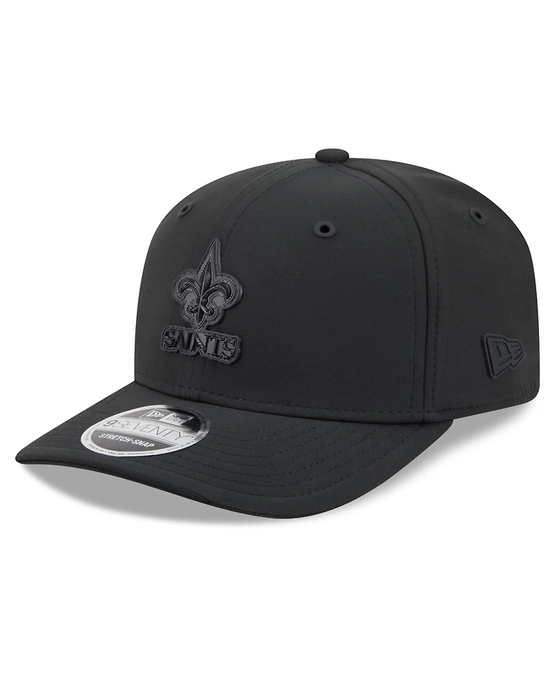 New Era Men's Black New Orleans Saints 2026 Sideline 9SEVENTY Adjustable Hat